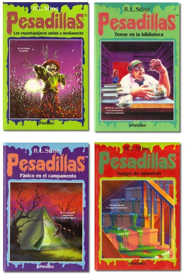 Pesadillas de R.L. Stine (El Periódico). Lote 4 ejemplares