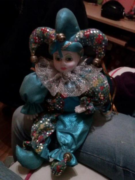 payaso de porcelana