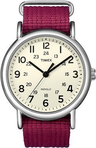 Reloj timex modelo weekender fuxia