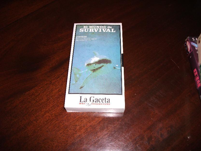 pelicula vhs Documental sobre tiburones