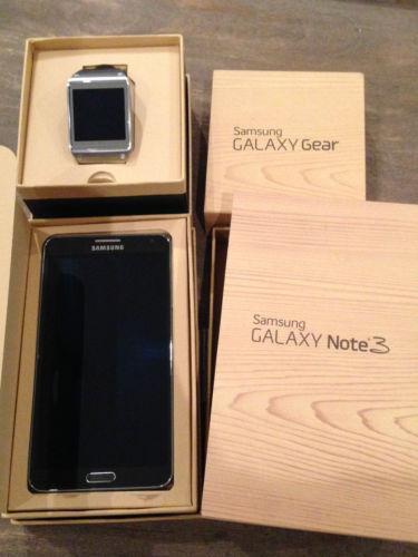 new Samsung Galaxy Note 3 + Gear