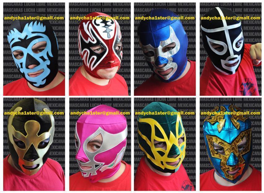 Máscaras de lucha libre ¡preciosas!