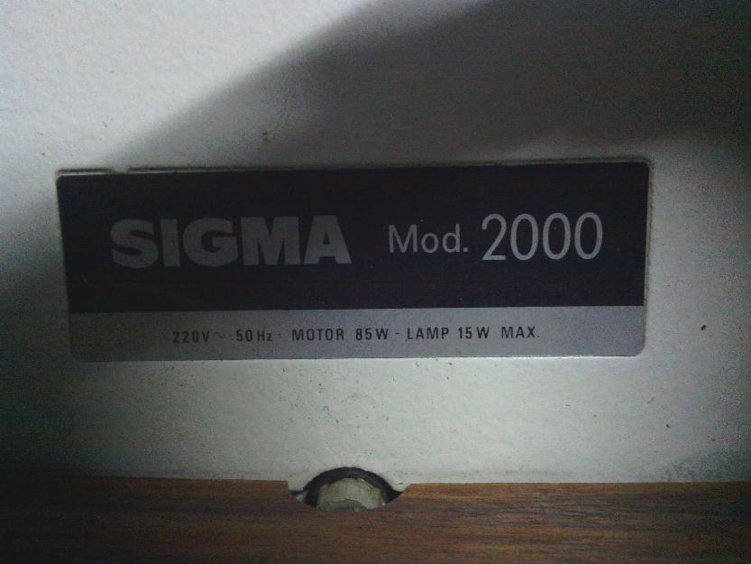 Maquina sigma mod.2000