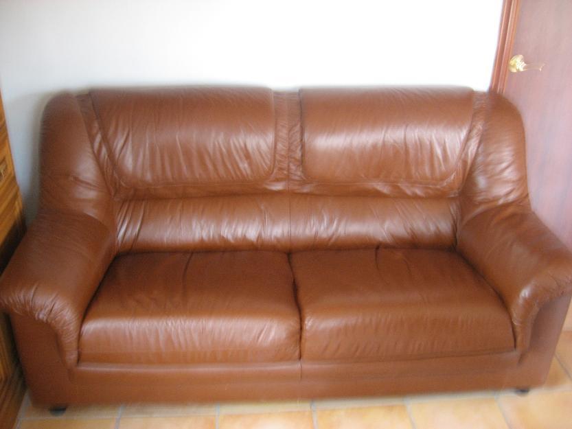 sofa dos plazas de piel