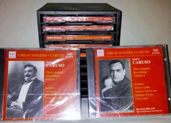 Coleccion de 7 cd's de erico caruso