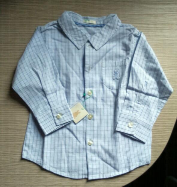 Camisa bebé 6/9 meses 68 cm Benetton Baby