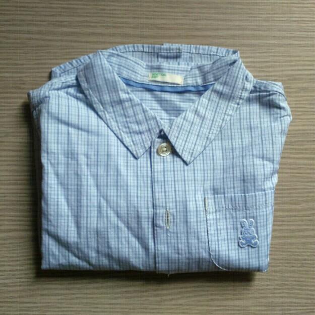 Camisa bebé 6/9 meses 68 cm Benetton Baby