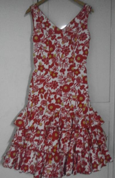 vestido de flamenca corto