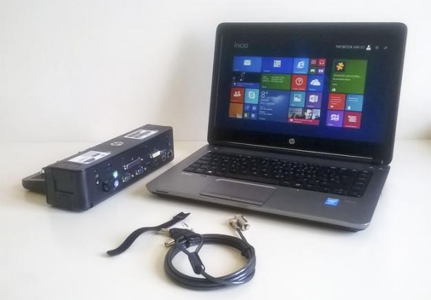 Portátil HP Probook 640 G1 i54300M vPro Docking Station
