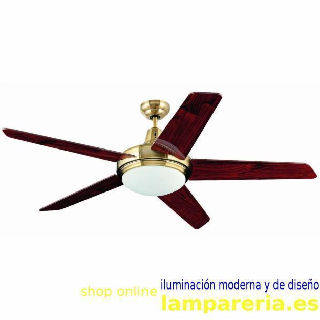 Ventilador 2 luces Ovni 33136