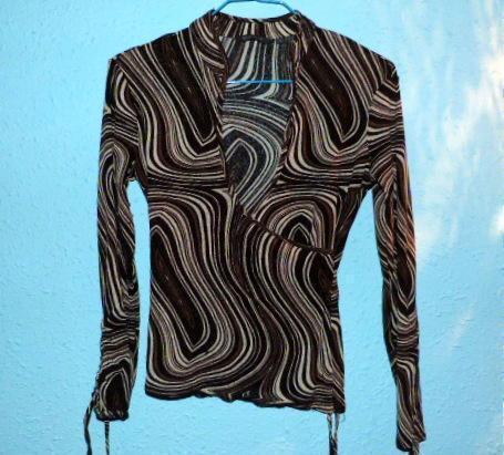 Blusa estampada, manga larga, River Island, 36/40