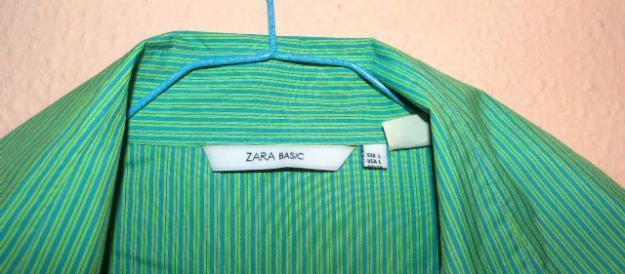 Camisa elegante, Zara, lazos, puños grandes