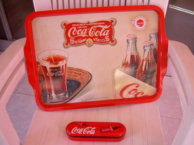 Antiguos objetos de Coca Cola