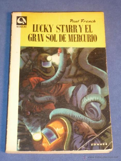 Libro Lucky Starr y el Gran Sol de Mercurio de Paul French.