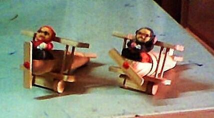 aviador dro2 miniaturas de madera