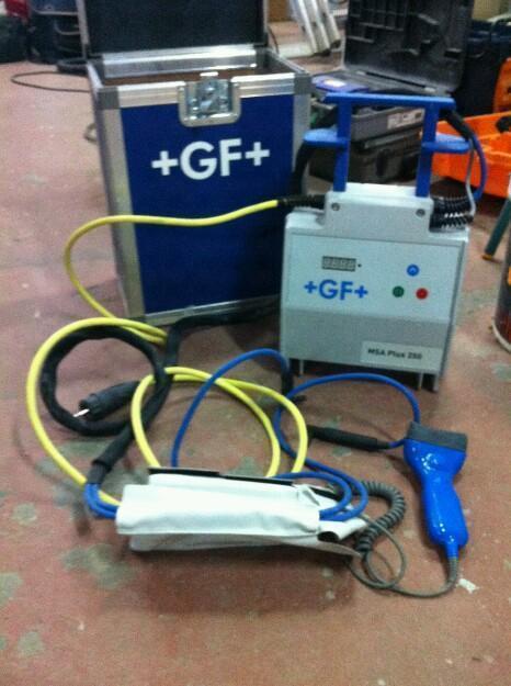 Maquina soldar electrofusión GF MSA PLUS 250