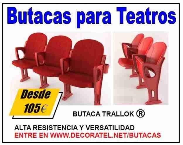 Butacas para cines y teatros instalación completa