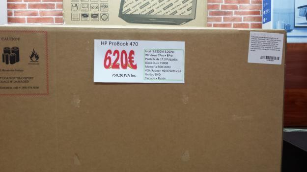 ¡¡NUEVO!! Portátil HP ProBook 470 ¡¡SIN ESTRENAR!!