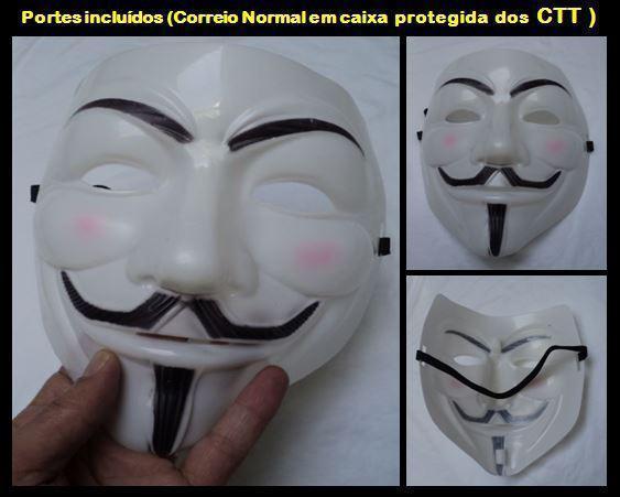 Máscara de V de Vendetta Guy Fawkes