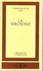 Libro La Voluntad de Azorín.