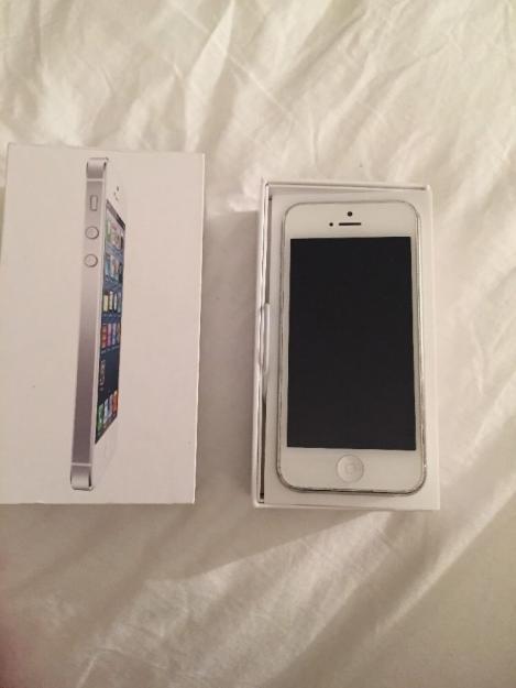 Apple iPhone 5 16GB blanco y plata