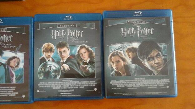 Collección completa de BluRay Harry Potter