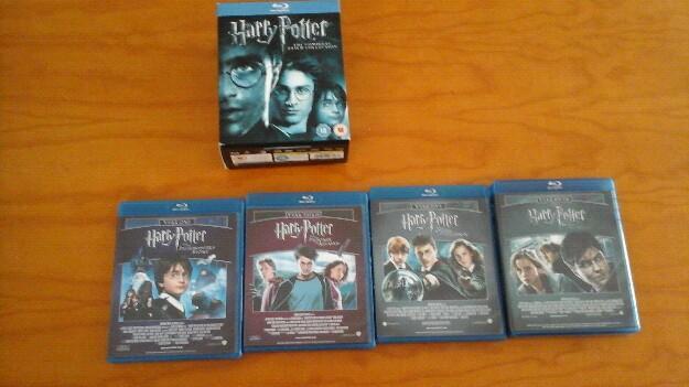 Collección completa de BluRay Harry Potter