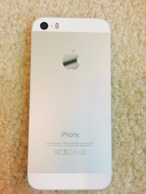 Apple iPhone 5S 16GB plata/blanco
