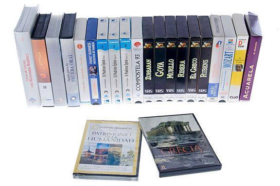 Lote 20 vhs 2 dvd