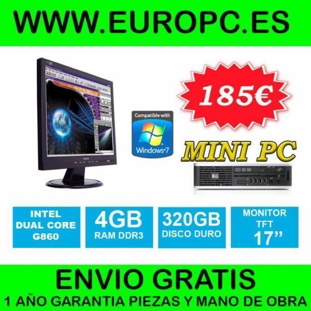 MINI PC HP ELITE 8200 USDT CON TFT 17