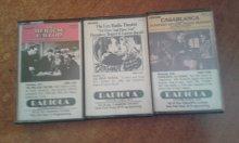 3 casetes de Bogart producido por Radiola