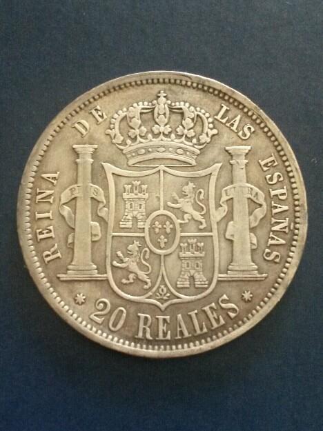 20 REALES SEVILLA 1855