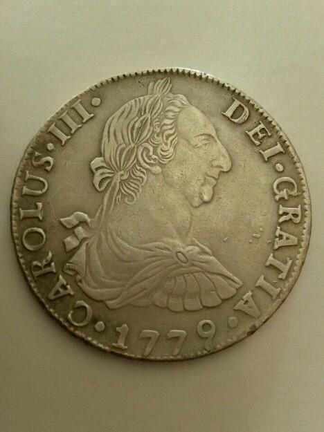 8 REALES CARLOS III POTOSI 1779 P.R