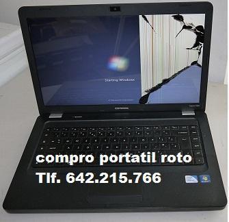 C0MPR0 ordenador portatil usado, averiado
