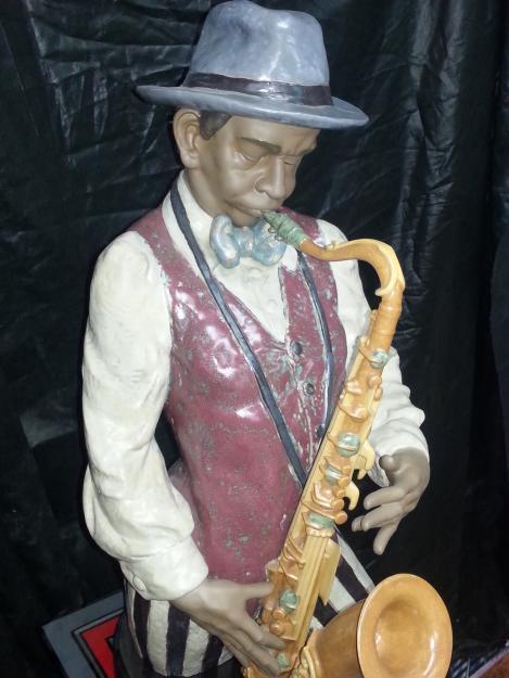 figura saxofonista de lladro.Serie limitada ref 13576