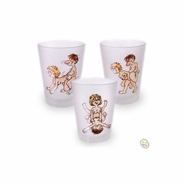 Vasos de Chupito Kamasutra pack de 6