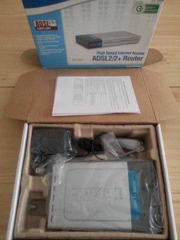 Dlink DSL524T Router ADSL con 4 puertos de switch 10/100BASETX