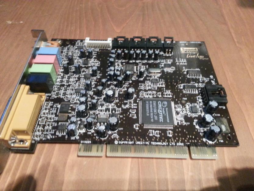 Tarjeta de Sonido PCI Creative Sound Blaster Live 5.1 SB0220
