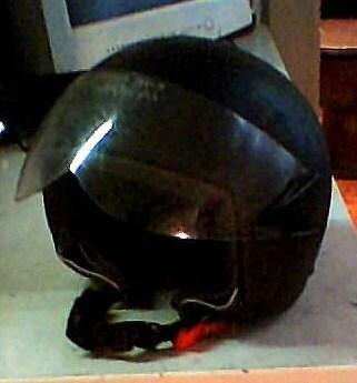 helix.casco de moto negro