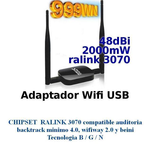 Adaptador antena wifi usb signal king 999wn 2000mw doble antena 48dbi manual usuario
