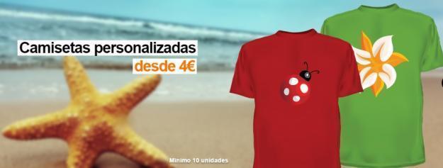 Camisetas baratas personalizadas. Envio a toda España