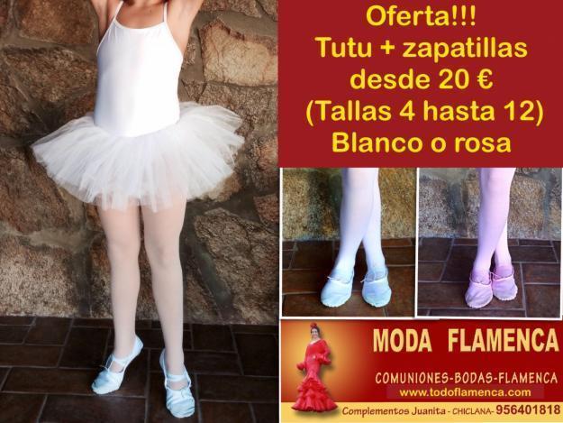 Magnifica Oferta tutú y zapatillas para ballet desde 20 euros