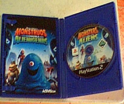 monstruos contra alienigenas.videojuego playstation 2