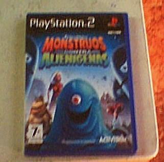 monstruos contra alienigenas.videojuego playstation 2