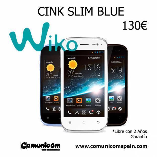 Teléfono Smartphone Wiko Cink Slim Azul