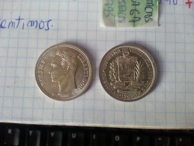 Bolivar de plata venezolano de 1960 y 1965