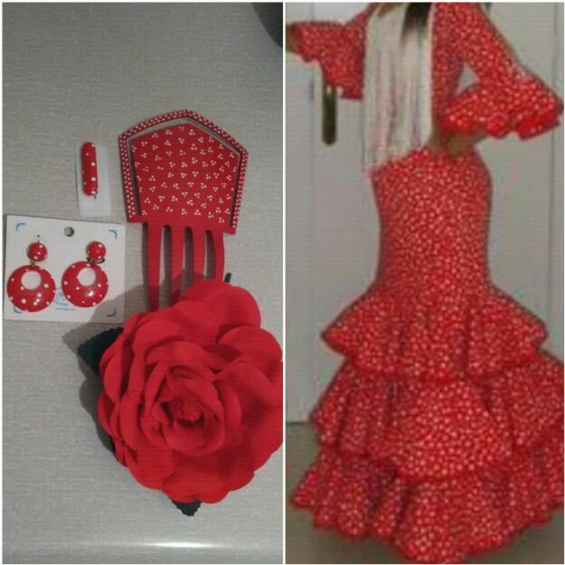 Traje flamenca