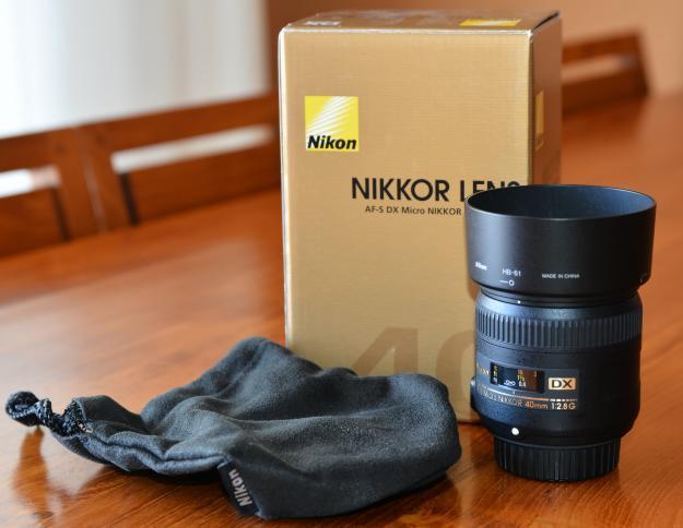 Vendo Objetivo Nikon AFS DX MIcro 40mm F/2.8G