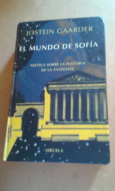 NOVELA EL MUNDO DE SOFIA DE JOSTEIN GAARDER