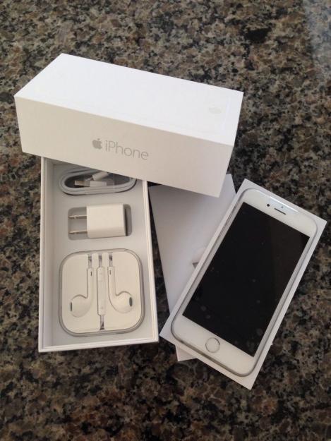 Blanco Apple iphone 6 nuevo y libre 64gb‏